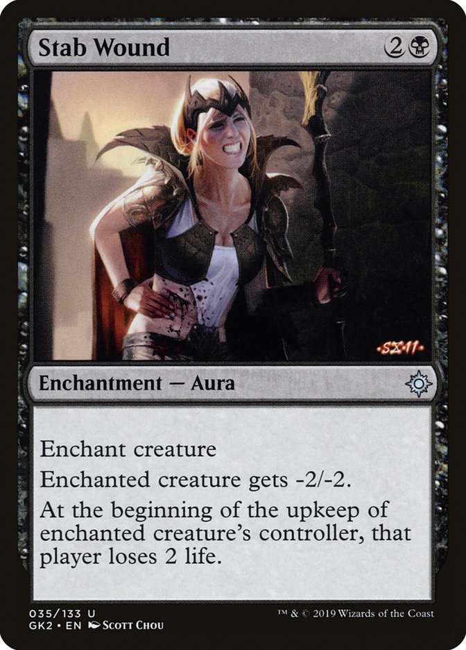 Stab Wound [Ravnica Allegiance Guild Kit] | RetroPlay Games