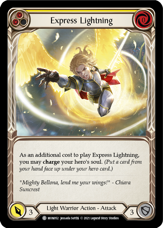 Express Lightning (Yellow) [MON052] (Monarch)  1st Edition Normal | RetroPlay Games