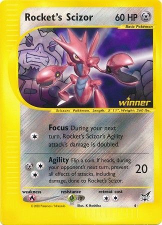 Rocket's Scizor (4) (Jumbo Card) [Best of Promos] | RetroPlay Games