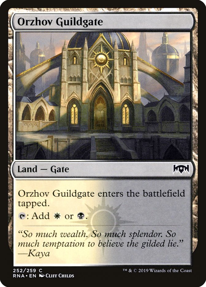 Orzhov Guildgate (252/259) [Ravnica Allegiance] | RetroPlay Games