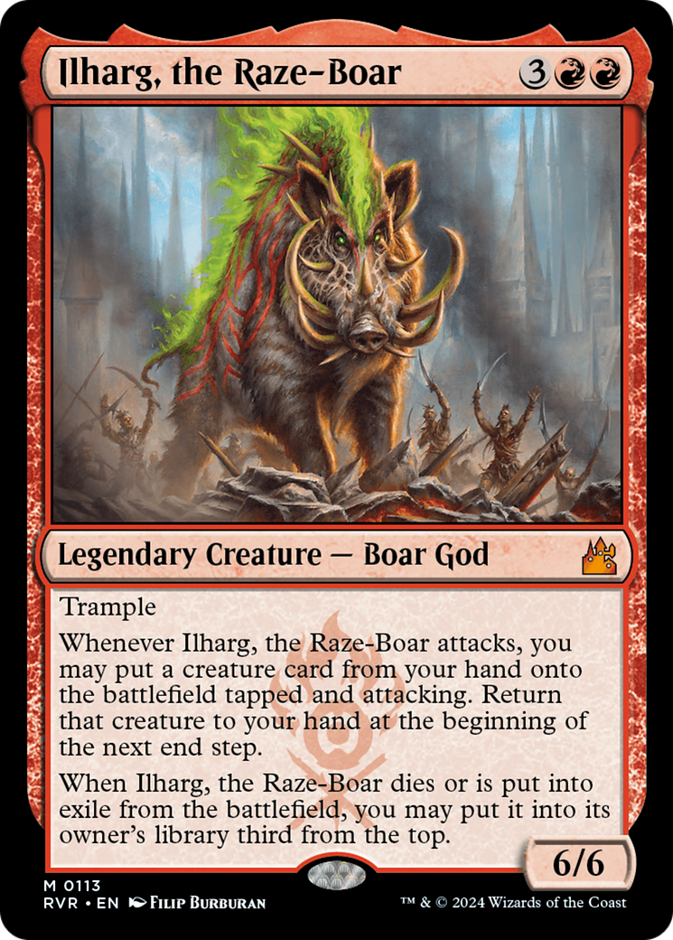 Ilharg, the Raze-Boar [Ravnica Remastered] | RetroPlay Games