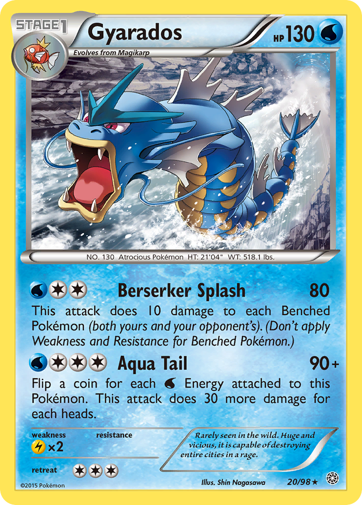 Gyarados (20/98) [XY: Ancient Origins] | RetroPlay Games