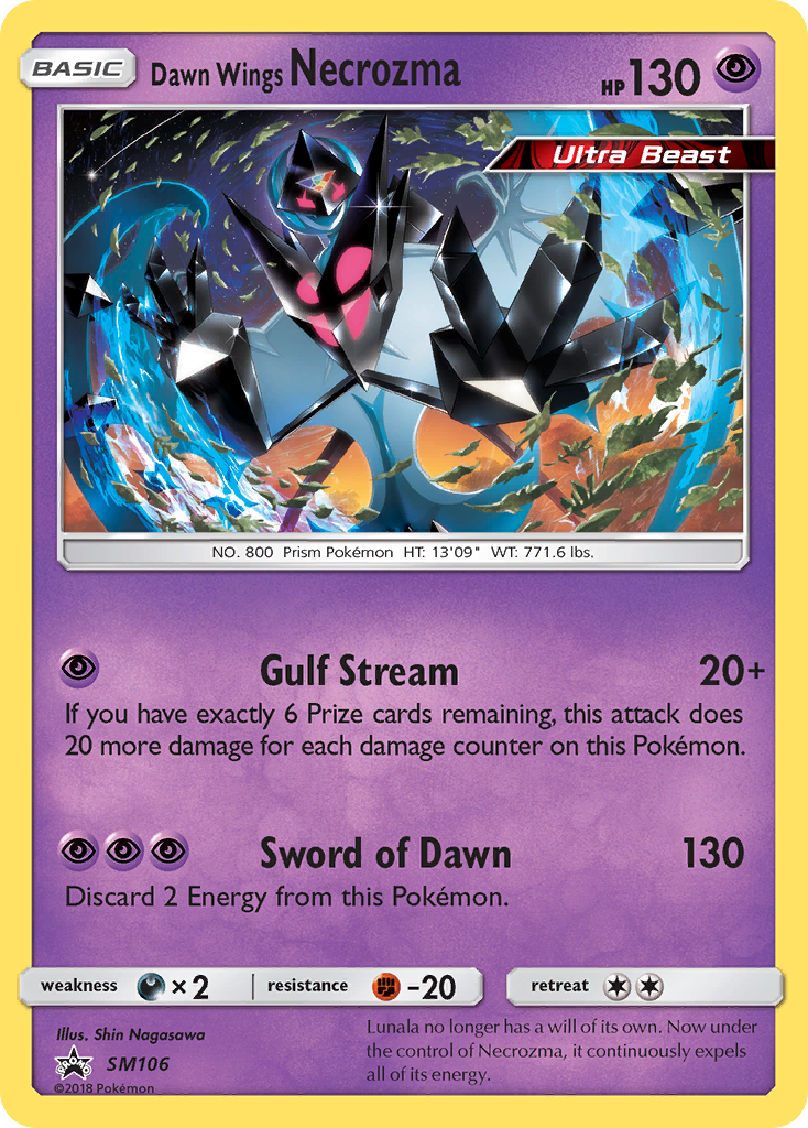 Dawn Wings Necrozma (SM106) [Sun & Moon: Black Star Promos] | RetroPlay Games