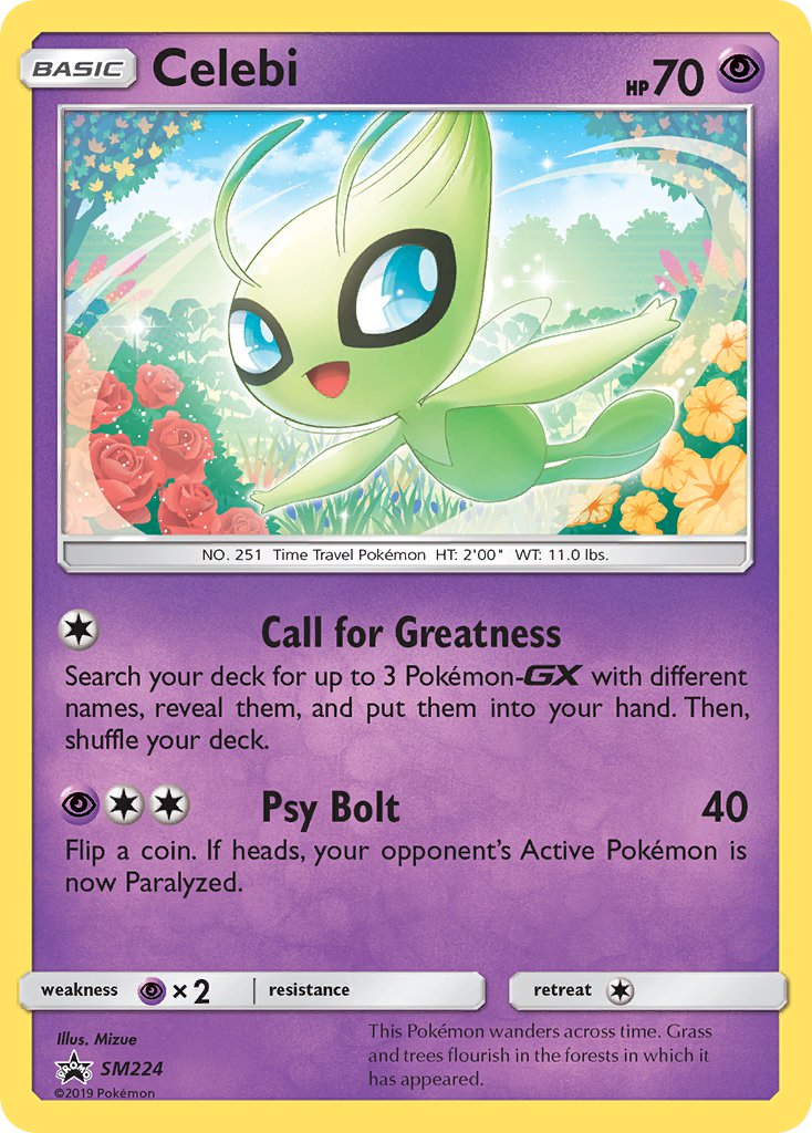 Celebi (SM224) [Sun & Moon: Black Star Promos] | RetroPlay Games