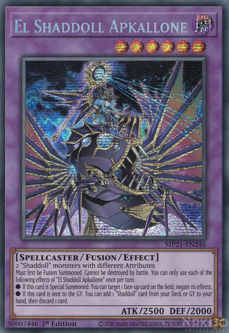 El Shaddoll Apkallone [MP21-EN246] Prismatic Secret Rare | RetroPlay Games