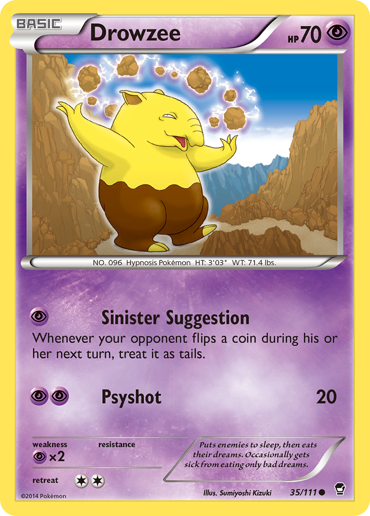 Drowzee (35/111) [XY: Furious Fists] | RetroPlay Games