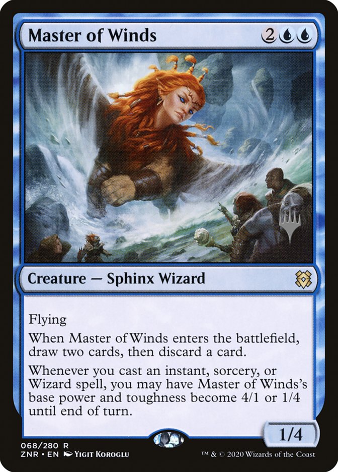 Master of Winds (Promo Pack) [Zendikar Rising Promos] | RetroPlay Games