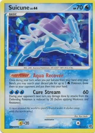 Suicune (19/132) (Cracked Ice Holo) [Diamond & Pearl: Secret Wonders] | RetroPlay Games