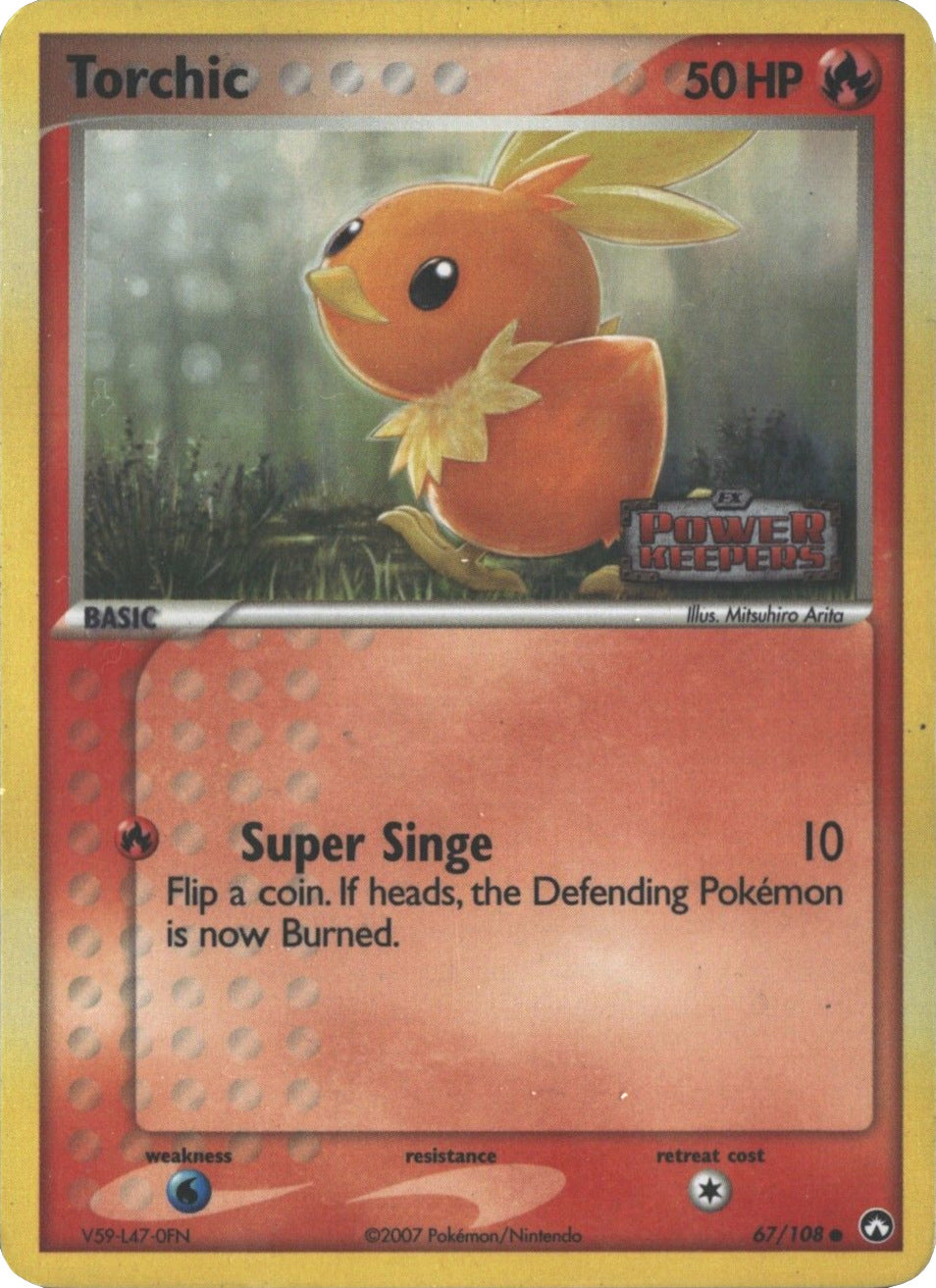 Torchic (67/108) (Stamped) [EX: Power Keepers] | RetroPlay Games