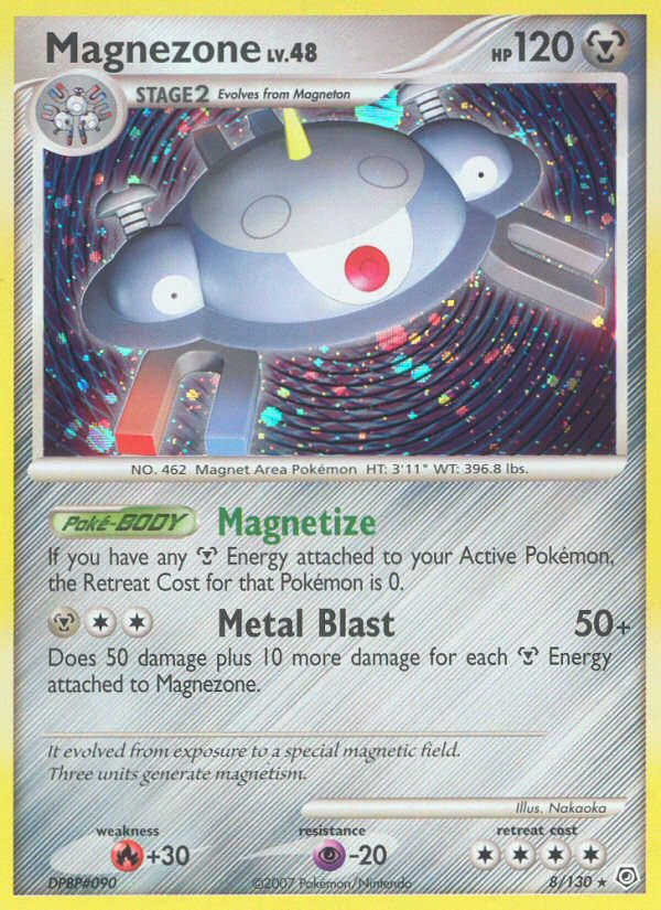 Magnezone (8/130) [Diamond & Pearl: Base Set] | RetroPlay Games