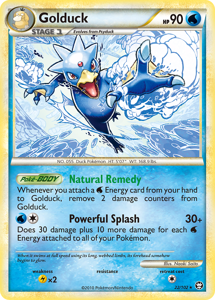 Golduck (22/102) [HeartGold & SoulSilver: Triumphant] | RetroPlay Games