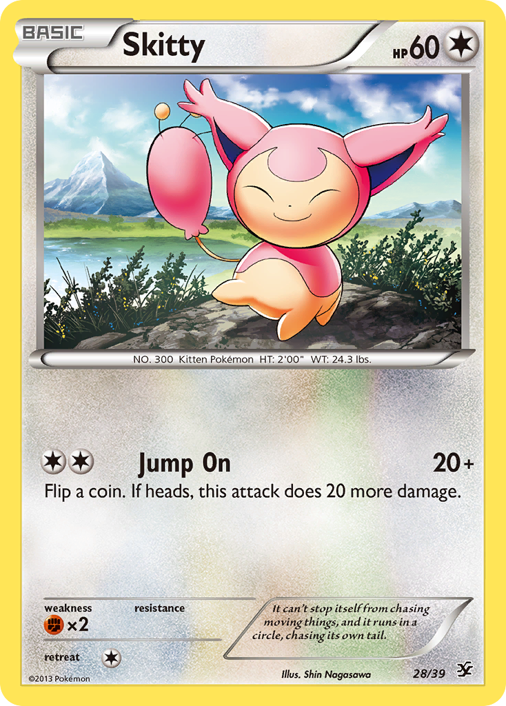 Skitty (28/39) [XY: Kalos Starter Set] | RetroPlay Games