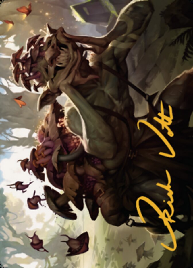 Sprouting Goblin Art Card (Gold-Stamped Signature) [Dominaria United Art Series] | RetroPlay Games
