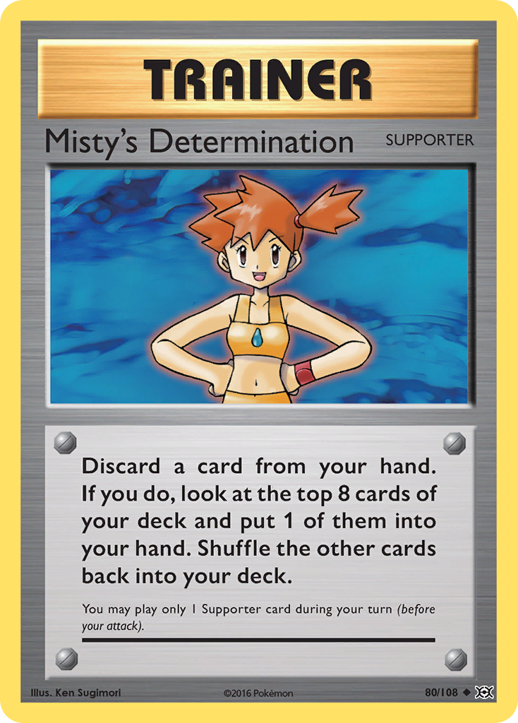 Misty's Determination (80/108) [XY: Evolutions] | RetroPlay Games