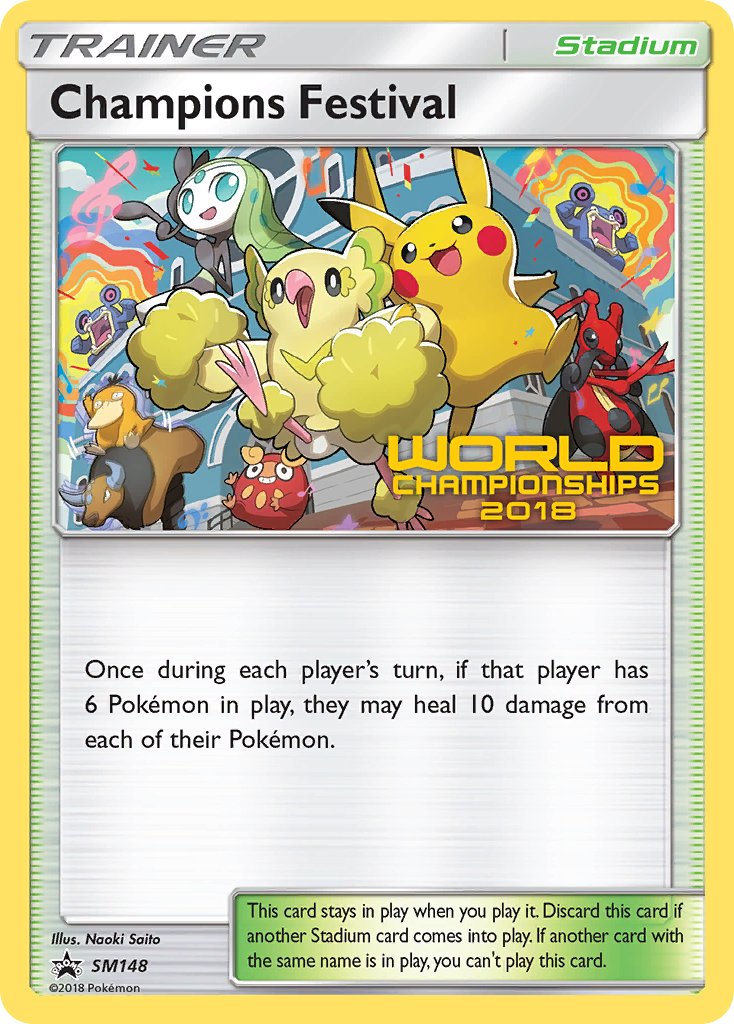 Champions Festival (SM148) (2018 Top Semi Finalist) [Sun & Moon: Black Star Promos] | RetroPlay Games