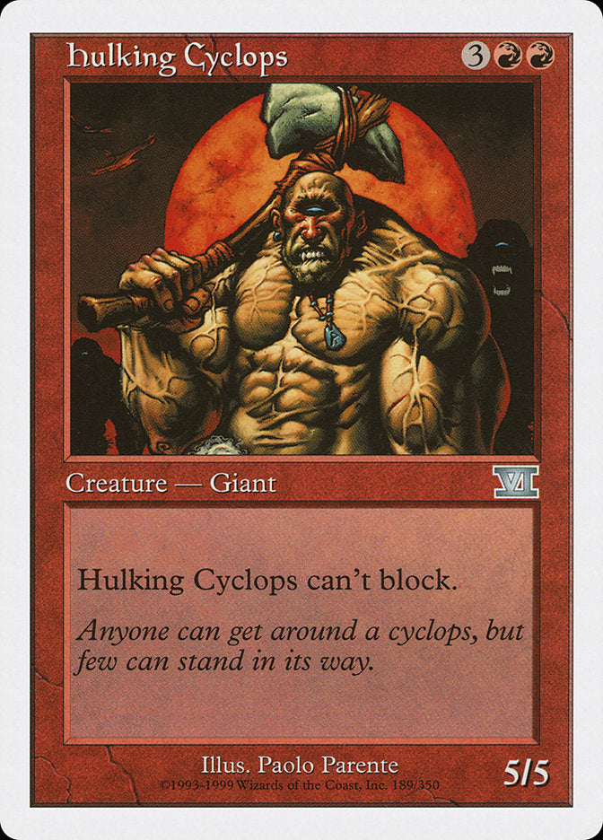Hulking Cyclops [Classic Sixth Edition] | RetroPlay Games