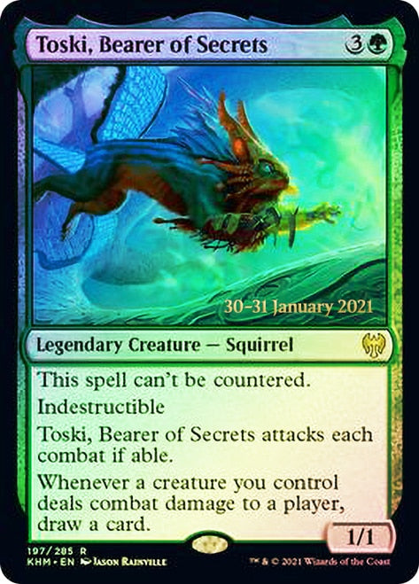 Toski, Bearer of Secrets  [Kaldheim Prerelease Promos] | RetroPlay Games