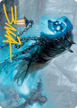 Nebelgast Intruder Art Card (Gold-Stamped Signature) [Innistrad: Midnight Hunt Art Series] | RetroPlay Games