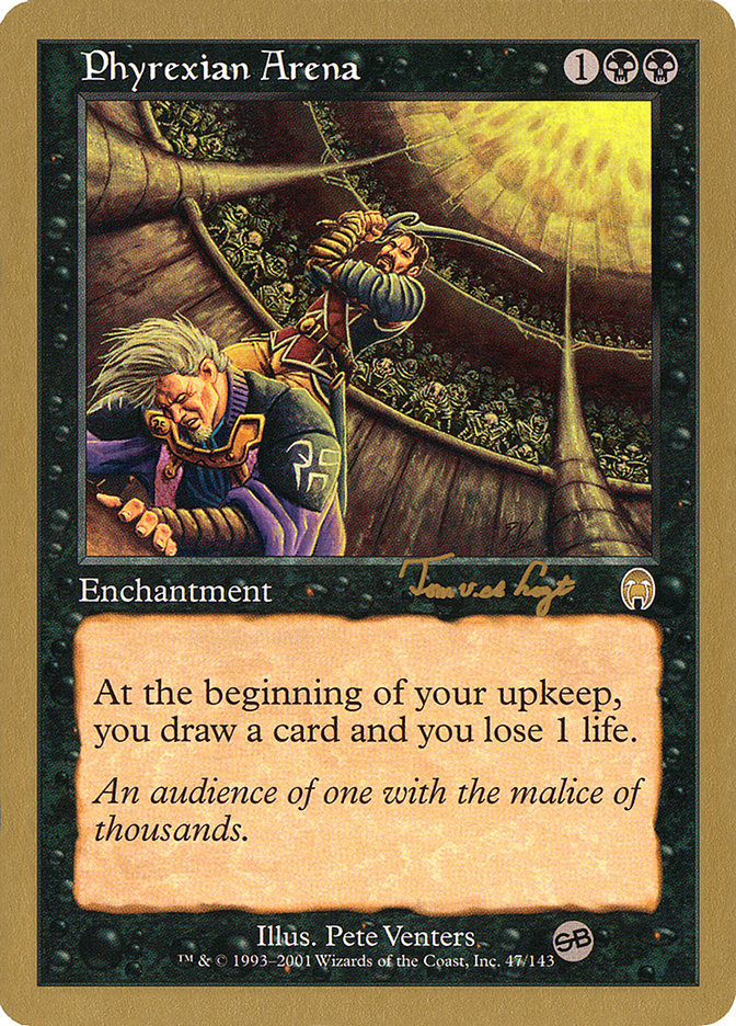 Phyrexian Arena (Tom van de Logt) (SB) [World Championship Decks 2001] | RetroPlay Games