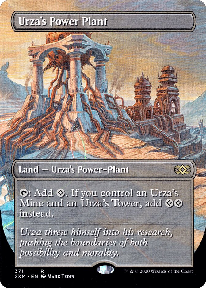 Urza's Power Plant (Borderless) [Double Masters] | RetroPlay Games