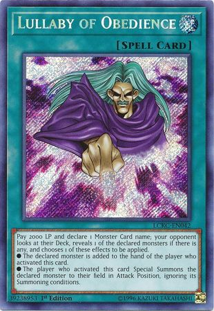 Lullaby of Obedience [LCKC-EN042] Secret Rare | RetroPlay Games
