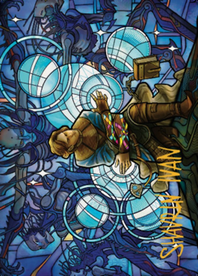 Raff, Weatherlight Stalwart Art Card (Gold-Stamped Signature) [Dominaria United Art Series] | RetroPlay Games