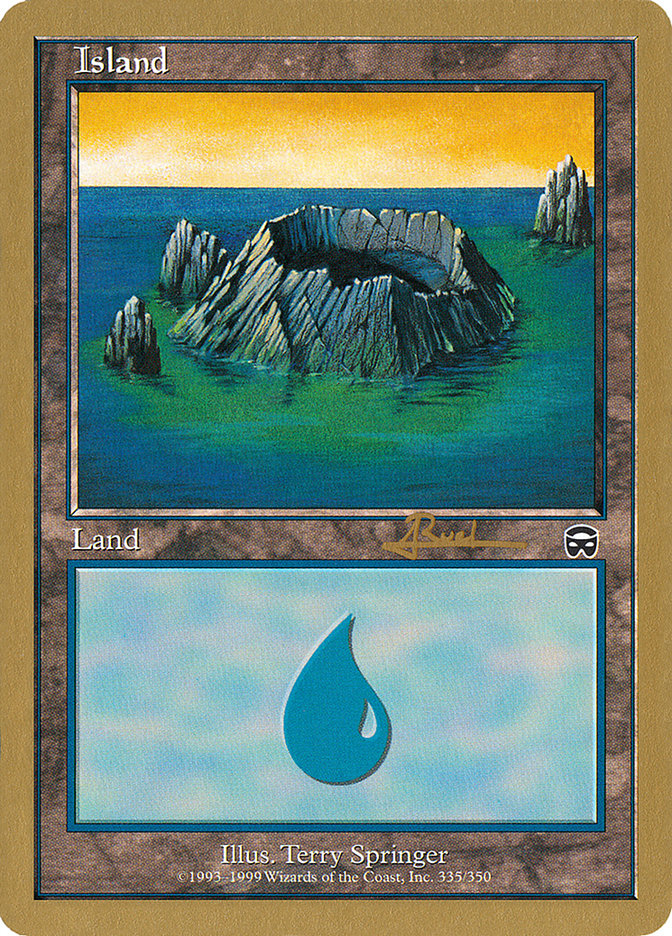 Island (335) (Antoine Ruel) [World Championship Decks 2001] | RetroPlay Games