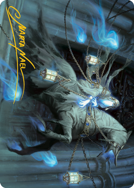 Patrician Geist Art Card (Gold-Stamped Signature) [Innistrad: Midnight Hunt Art Series] | RetroPlay Games