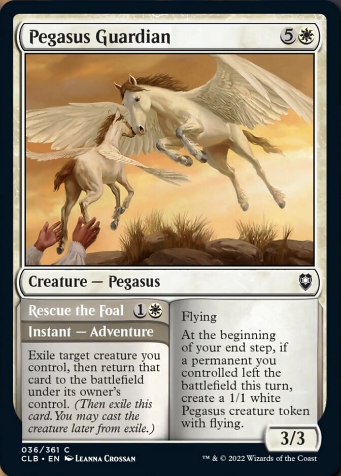 Pegasus Guardian // Rescue the Foal [Commander Legends: Battle for Baldur's Gate] | RetroPlay Games