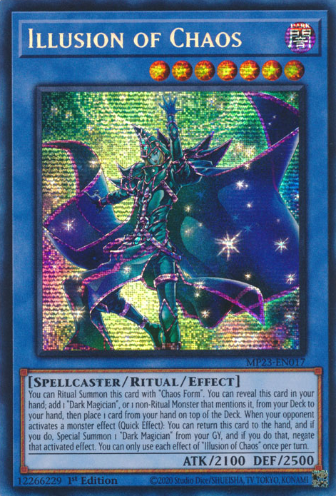 Illusion of Chaos [MP23-EN017] Prismatic Secret Rare | RetroPlay Games