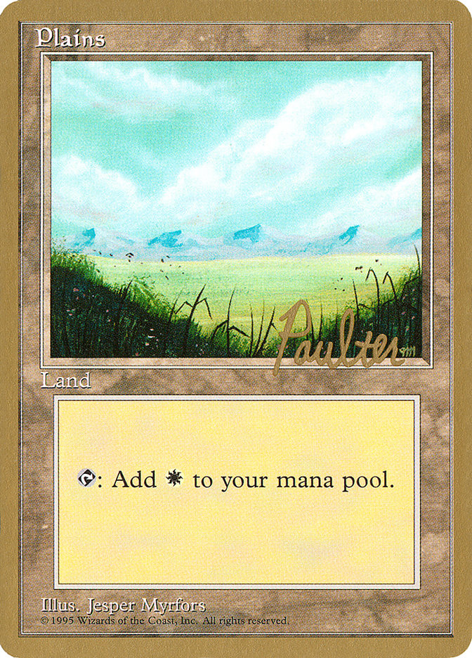 Plains (pp366) (Preston Poulter) [Pro Tour Collector Set] | RetroPlay Games