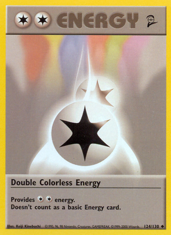 Double Colorless Energy (124/130) [Base Set 2] | RetroPlay Games