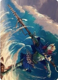 Tazeem Roilmage Art Card [Zendikar Rising Art Series] | RetroPlay Games