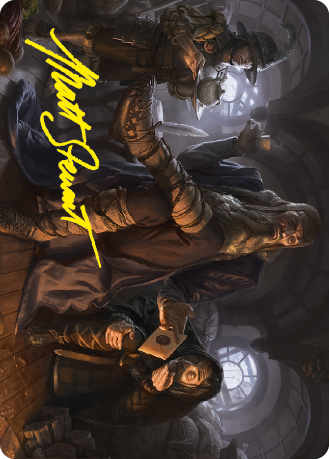 Sharkey, Tyrant of the Shire Art Card (Gold-Stamped Signature) [The Lord of the Rings: Tales of Middle-earth Art Series] | RetroPlay Games