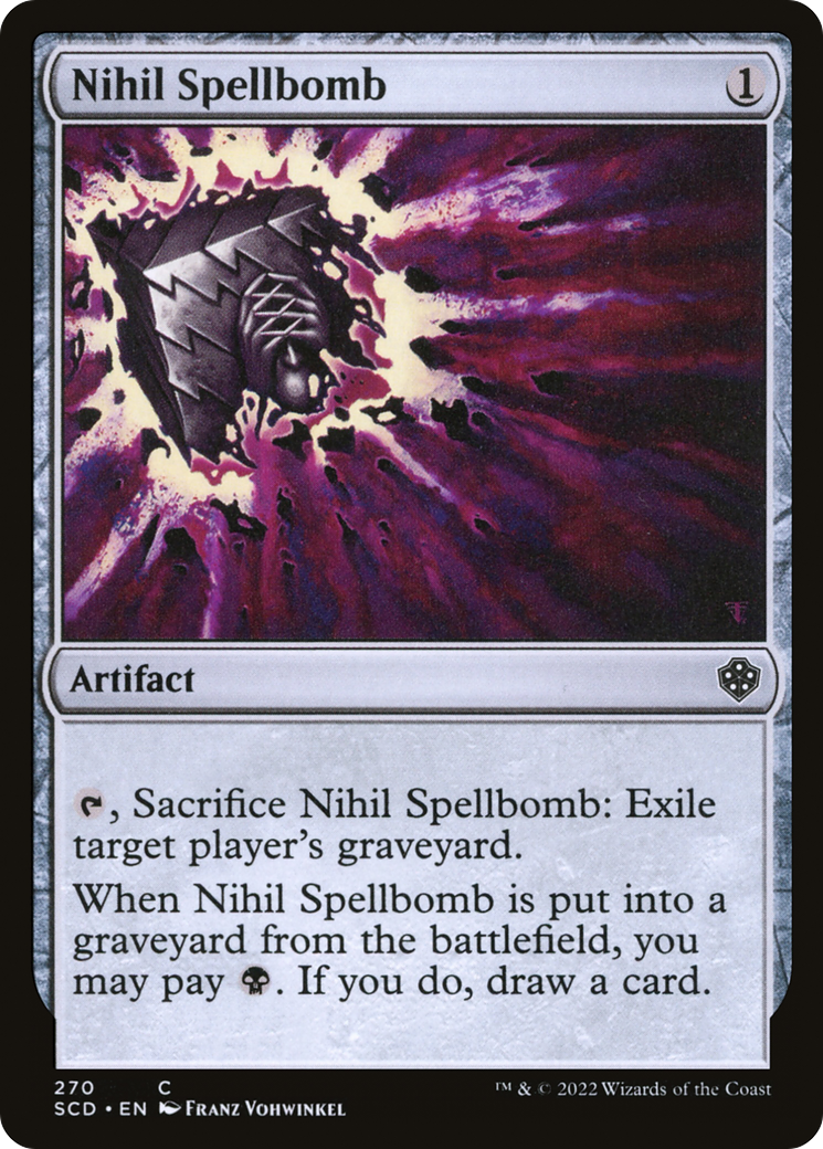 Nihil Spellbomb [Starter Commander Decks] | RetroPlay Games