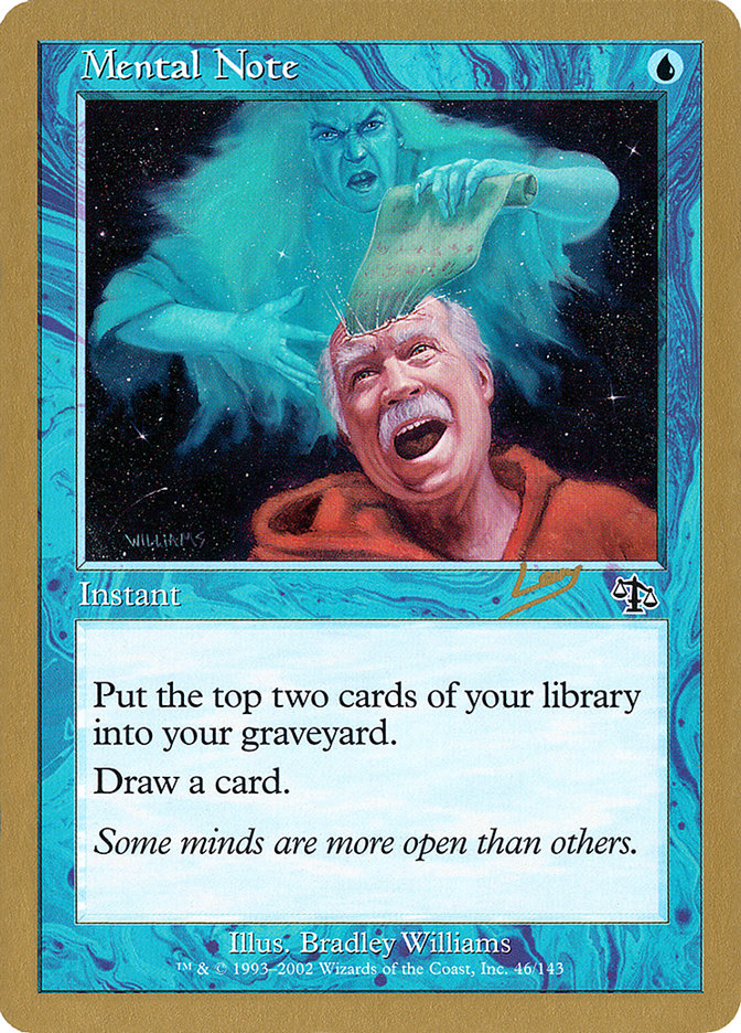Mental Note (Raphael Levy) [World Championship Decks 2002] | RetroPlay Games