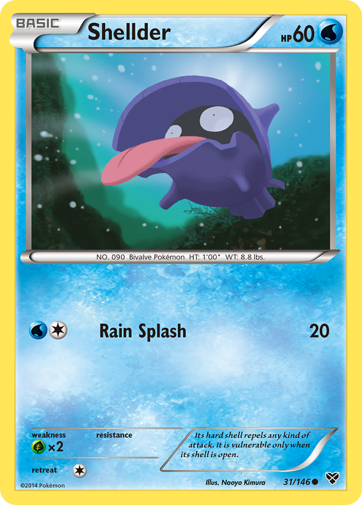 Shellder (31/146) [XY: Base Set] | RetroPlay Games