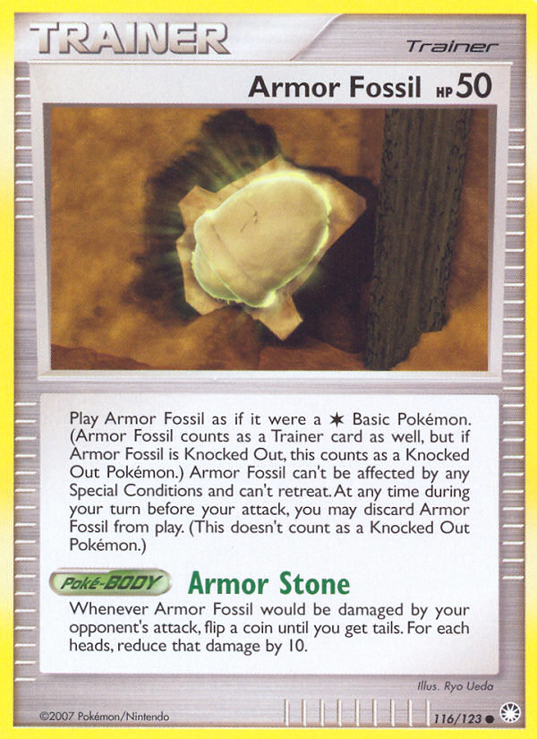 Armor Fossil (116/123) [Diamond & Pearl: Mysterious Treasures] | RetroPlay Games