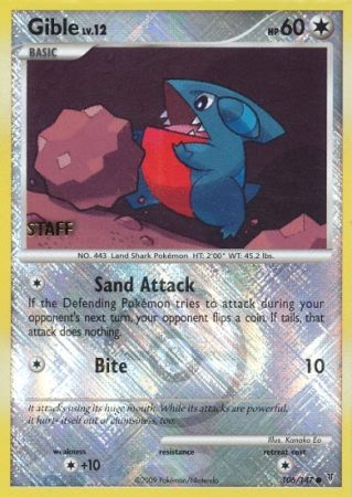 Gible (106/147) (Championship Promo Staff) [Platinum: Supreme Victors] | RetroPlay Games