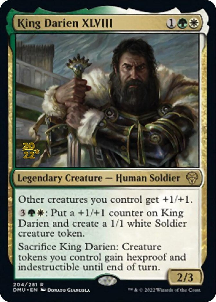 King Darien XLVIII [Dominaria United Prerelease Promos] | RetroPlay Games