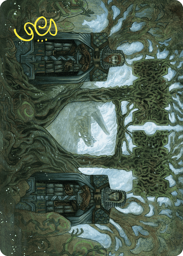 Court of Garenbrig Art Card (Gold-Stamped Signature) [Wilds of Eldraine Art Series] | RetroPlay Games