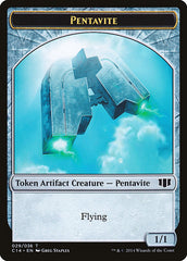 Myr // Pentavite Double-sided Token [Commander 2014 Tokens] | RetroPlay Games