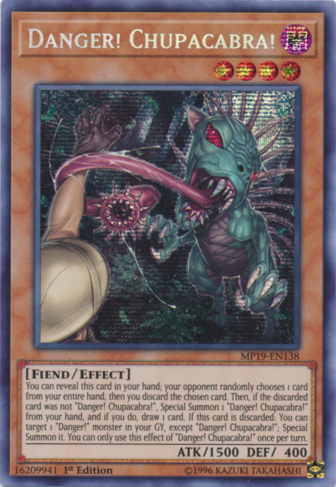 Danger! Chupacabra! [MP19-EN138] Prismatic Secret Rare | RetroPlay Games