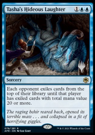 Tasha's Hideous Laughter (Promo Pack) [Dungeons & Dragons: Adventures in the Forgotten Realms Promos] | RetroPlay Games