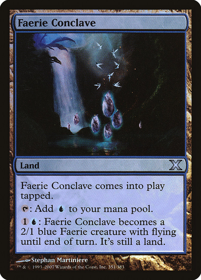 Faerie Conclave (Premium Foil) [Tenth Edition] | RetroPlay Games