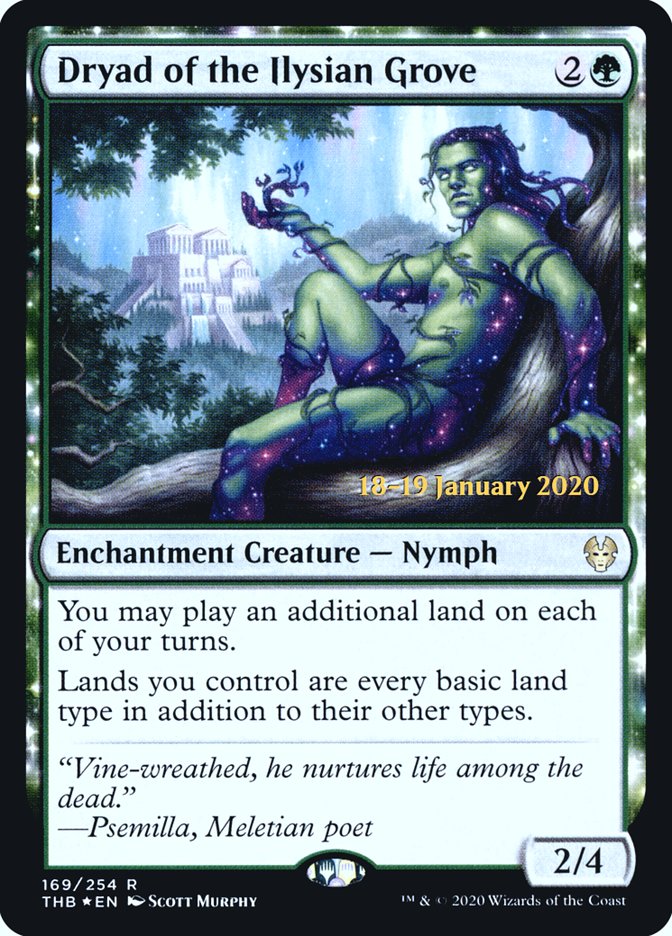 Dryad of the Ilysian Grove [Theros Beyond Death Prerelease Promos] | RetroPlay Games