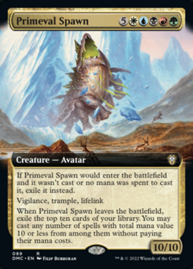 Primeval Spawn (Extended Art) [Dominaria United Commander] | RetroPlay Games