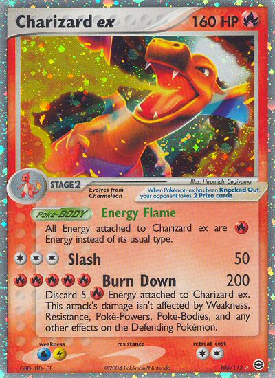 Charizard ex (105/112) [EX: FireRed & LeafGreen] | RetroPlay Games