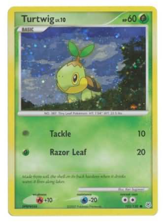 Turtwig (103/130) (Cosmos Holofoil) [Diamond & Pearl: Base Set] | RetroPlay Games