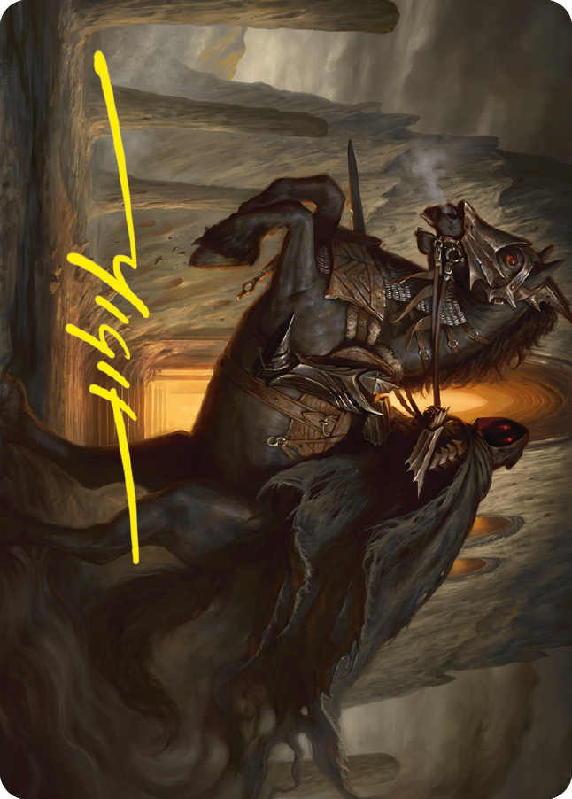 Nazgul Art Card (Gold-Stamped Signature) [The Lord of the Rings: Tales of Middle-earth Art Series] | RetroPlay Games